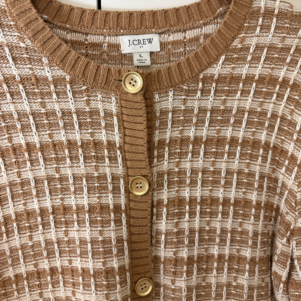 Tweed Lady Cardigan Sweater, JCrew Factory - Picture 3 of 5